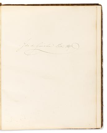 D'Orsay, Anna-Quintina-Albertine 'Ida' Grimod (1802-1882) Education of a 19th Century French Noblewoman, Manuscript on Paper.